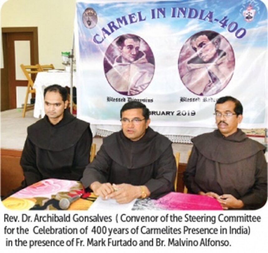 Carmelites to celebrate 400 years of it’s presence in India 1 Carmelites to celebrate 400 years of it’s presence in India