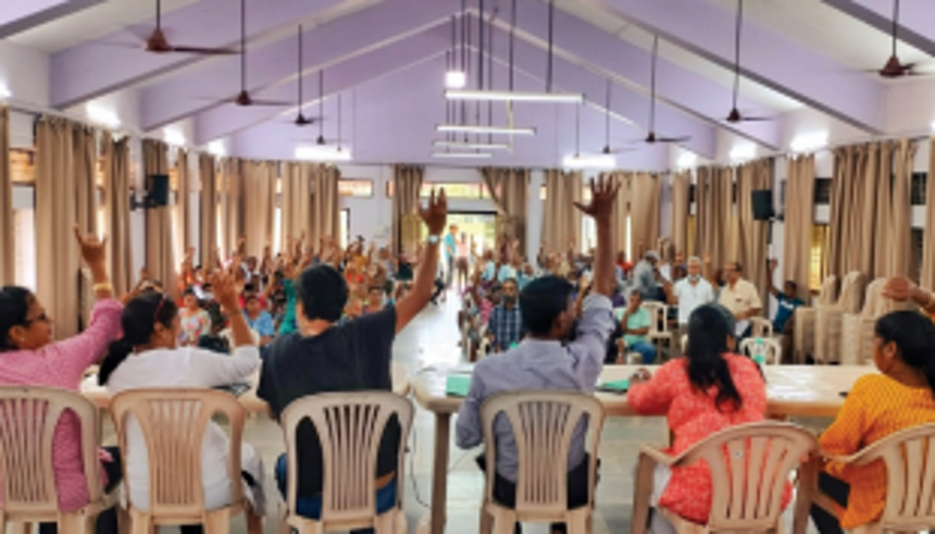 Carmona villagers oppose amendment to TCP Act, say no to road widening