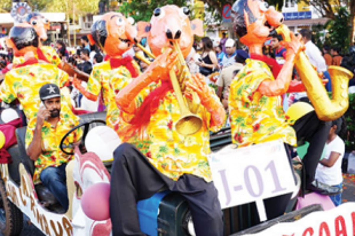 Carnival held at Cortalim