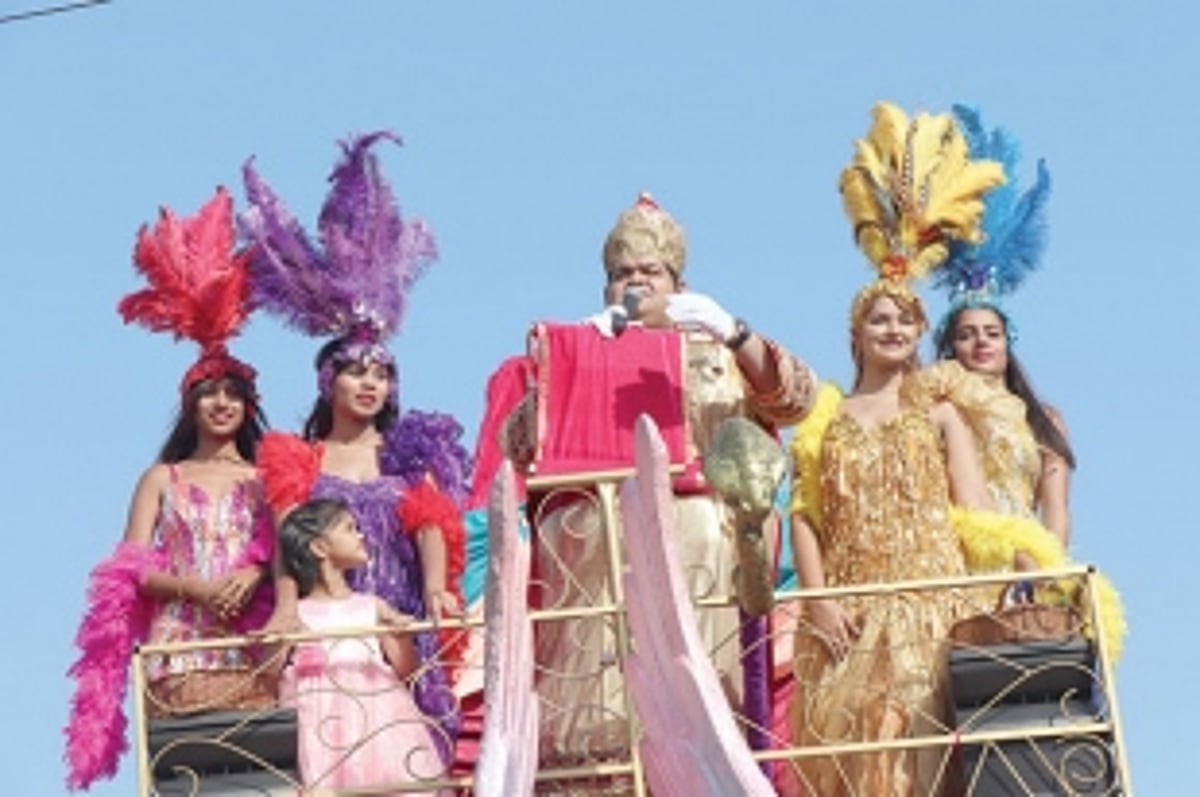 Carnival parade on Fatorda route today