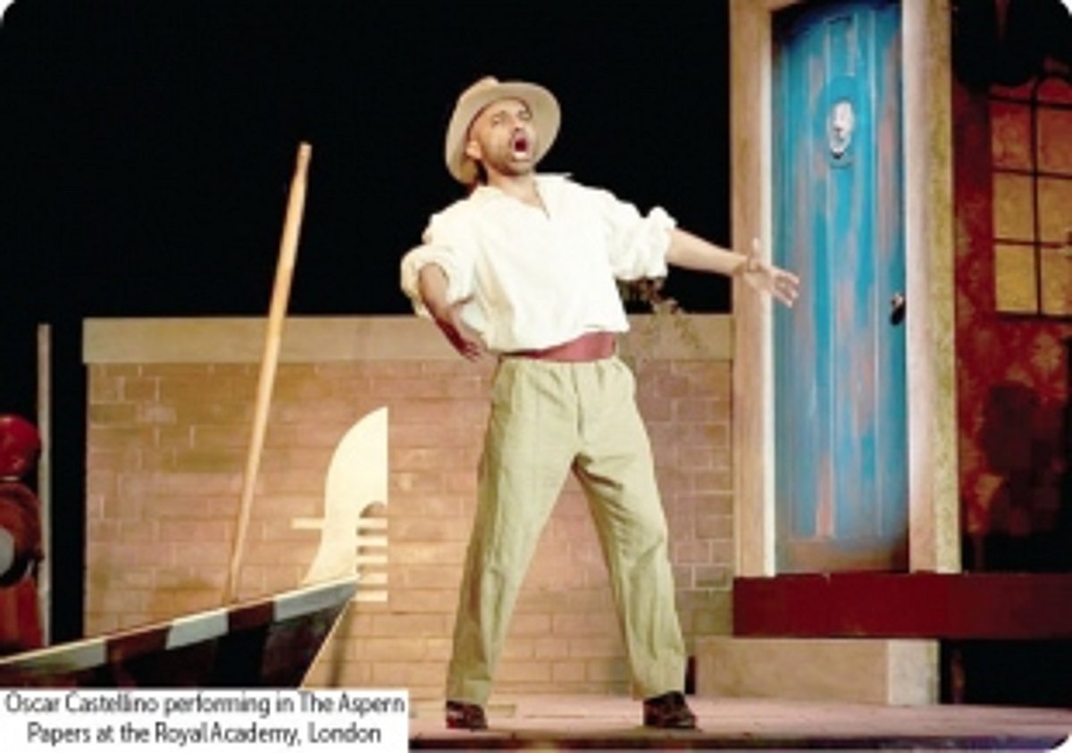 Carrying the weight of a celebrated baritone voice