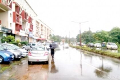 Cars parked on streets, roadside garbage plague Margao Eastern bypass