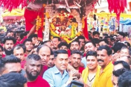 Caste tensions aside, Marcaim’s Navdurga Temple attracts thousands for grand Zatra festival