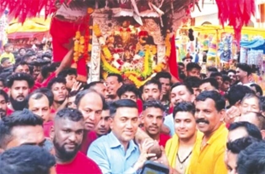 Caste tensions aside, Marcaim’s Navdurga Temple attracts thousands for grand Zatra festival