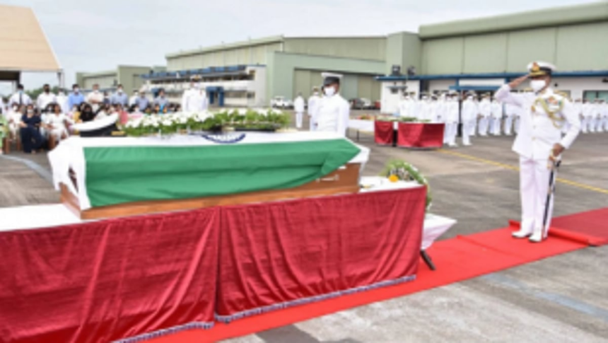 Cdr Nishant laid to rest