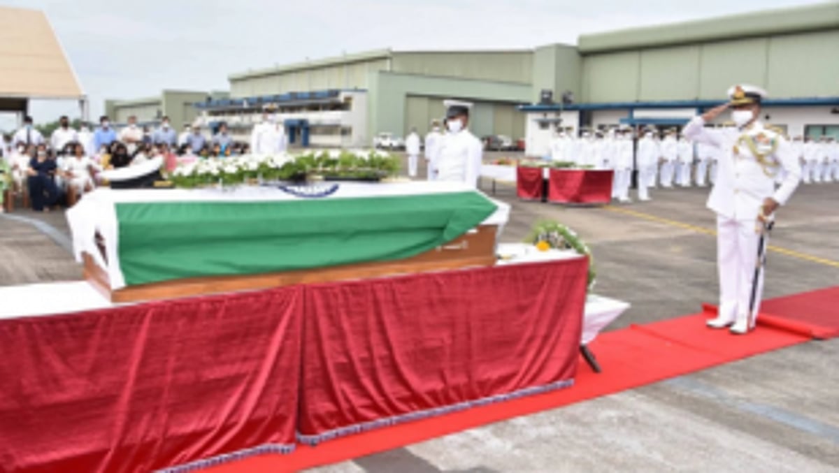 Cdr Nishant  laid to rest