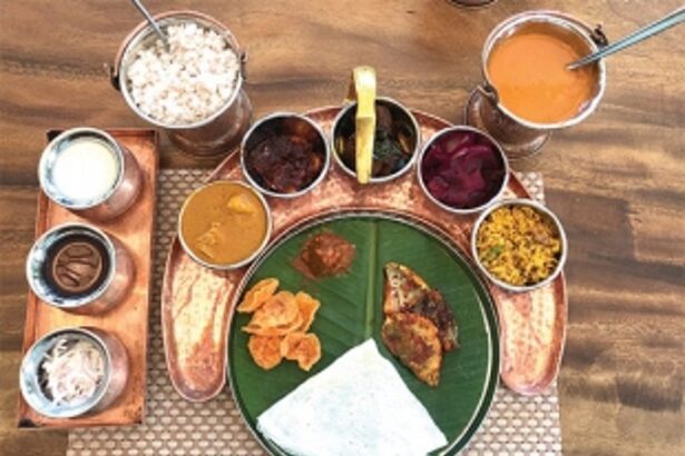 Celebrates coastal cusine with their thali