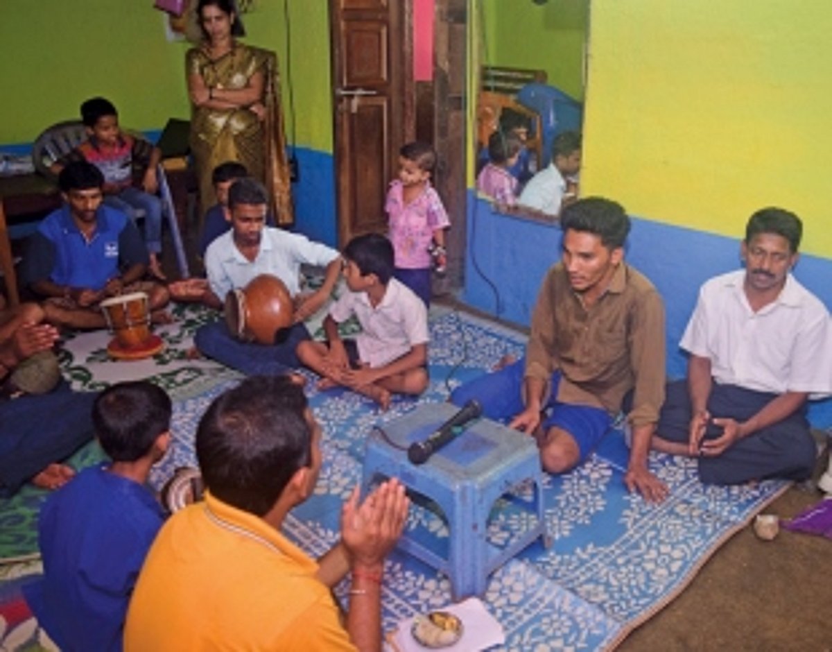 Celebrating with devotional music