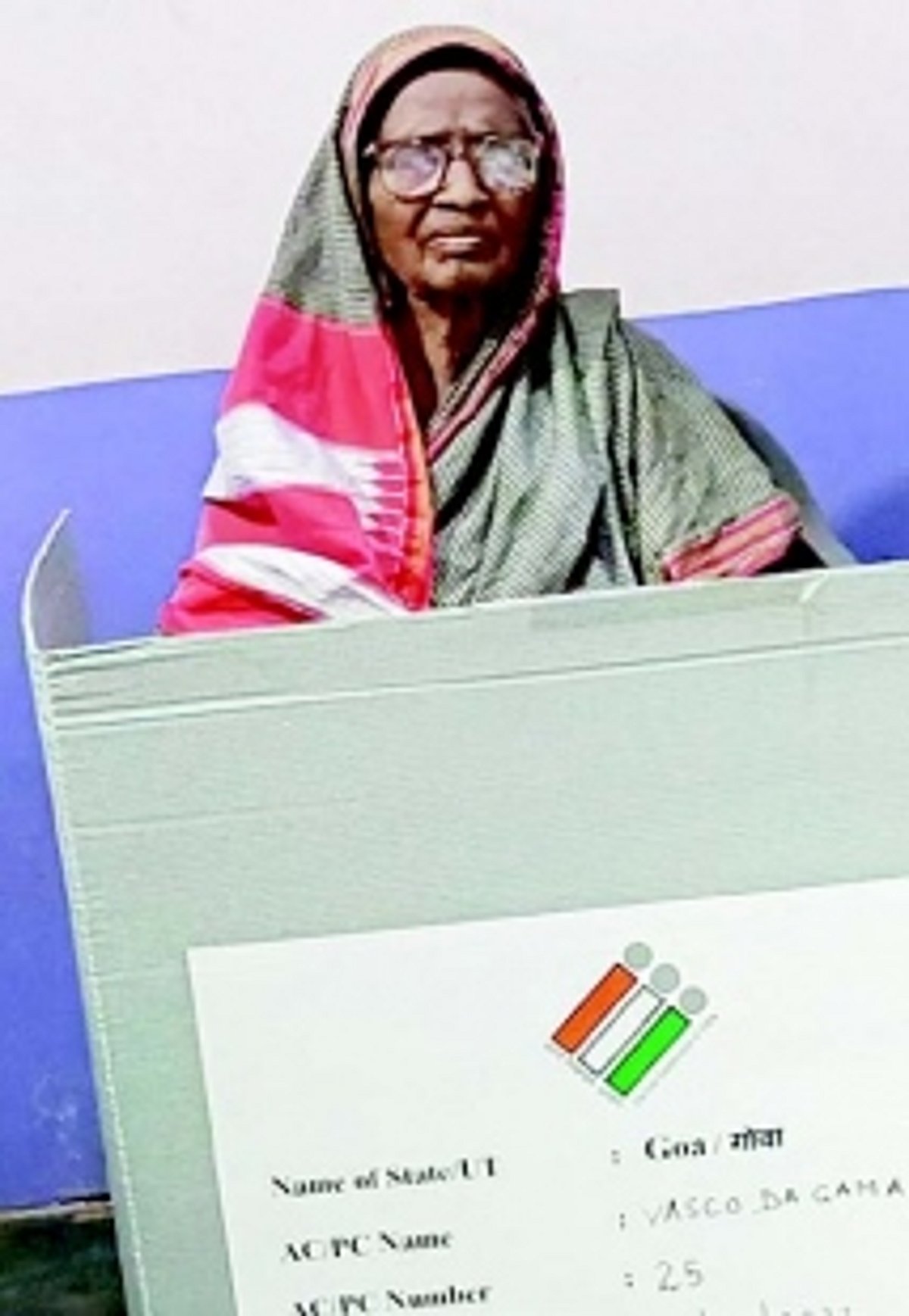 Centenarian voter has 101 reasons to celebrate the joy of exercising her franchise at home