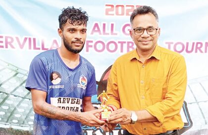 Chaitan Dabholkar Brace Powers Nerul SC to Assonora Super Soccer Quarter-Finals
