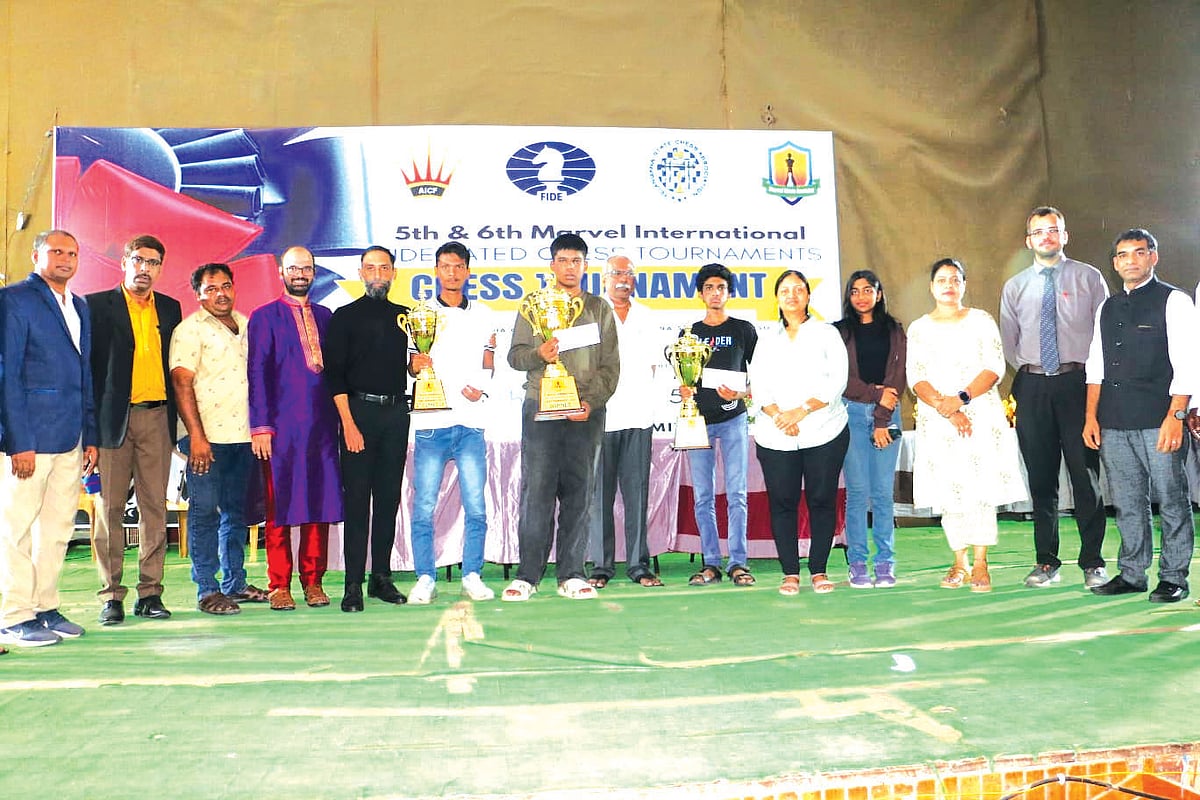 Chaitanya emerges champion in 6th Marvel
International Below 1800 FIDE Rated Chess