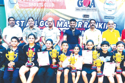 Chandan Caro and Ishita Colaso Shine with Double Titles at All Goa Major TT Tournament