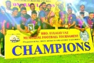 Chandor Club lift Bro Eulalio memorial football trophy