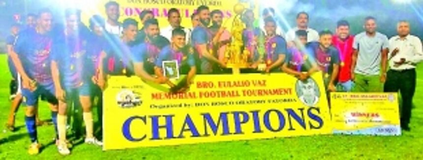 Chandor Club lift Bro Eulalio memorial football trophy