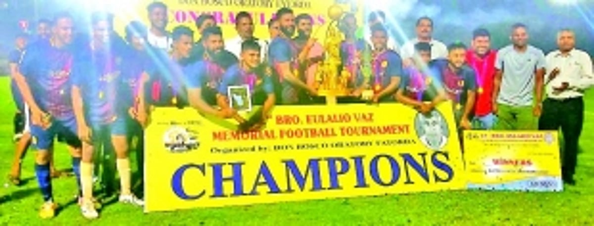 Chandor Club lift Bro Eulalio memorial football trophy