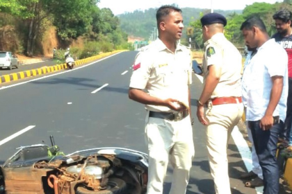 Chandra Kishor Paswan Dies After Losing Control of Scooter in Curti-Ponda