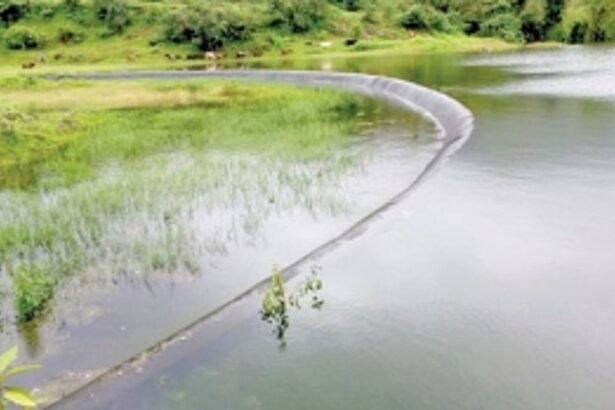 Chapoli dam, the life line of Canacona taluka overflows to the joy of Cankonkars