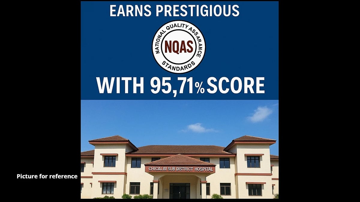 Chicalim Sub District Hospital Earns Prestigious NQAS Certification with 95.71% Score