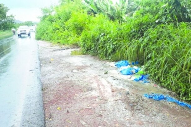 Chicken waste dumped along Arlem Bypass raises a stink, leeches into farmlands