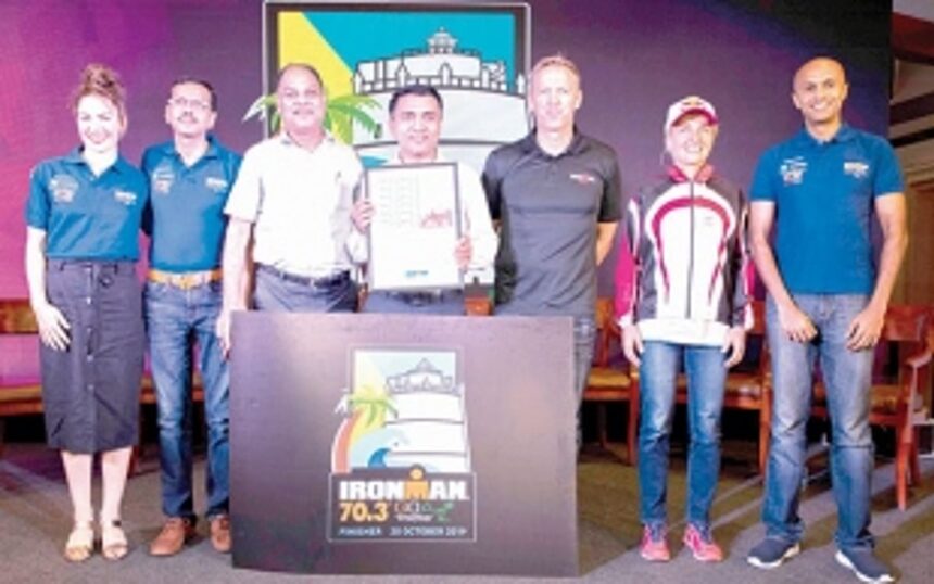 Chief Minister Sawant releases special Ironman 70.3 postal stamp 1 Chief Minister Sawant releases special Ironman 70.3 postal stamp
