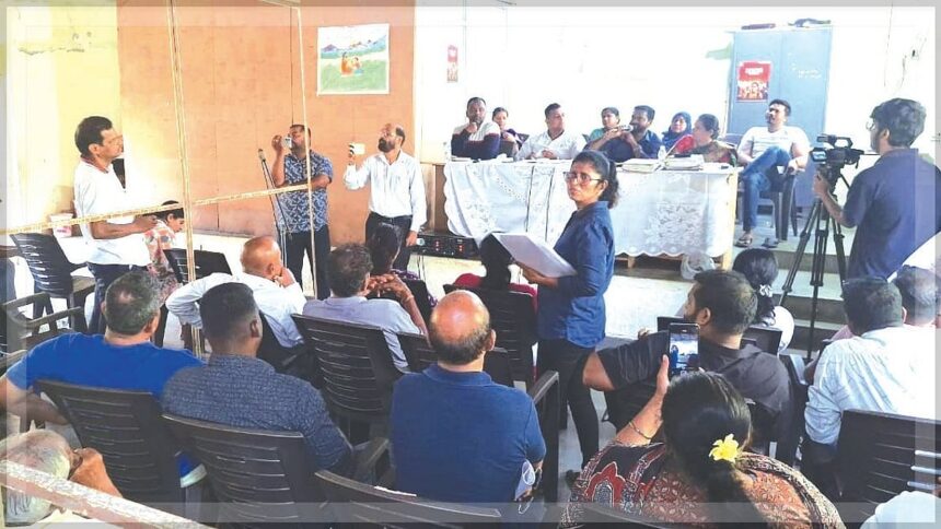 Chimbel Sarpanch Sandesh Shirodkar Refutes Reports of 70 Illegal Borewells
