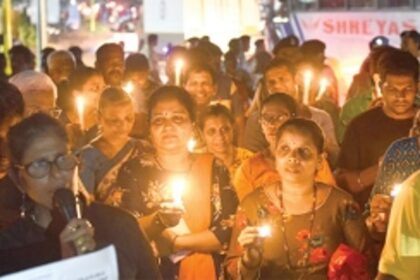 Chimbel locals hold candlelight march at accident-prone junction