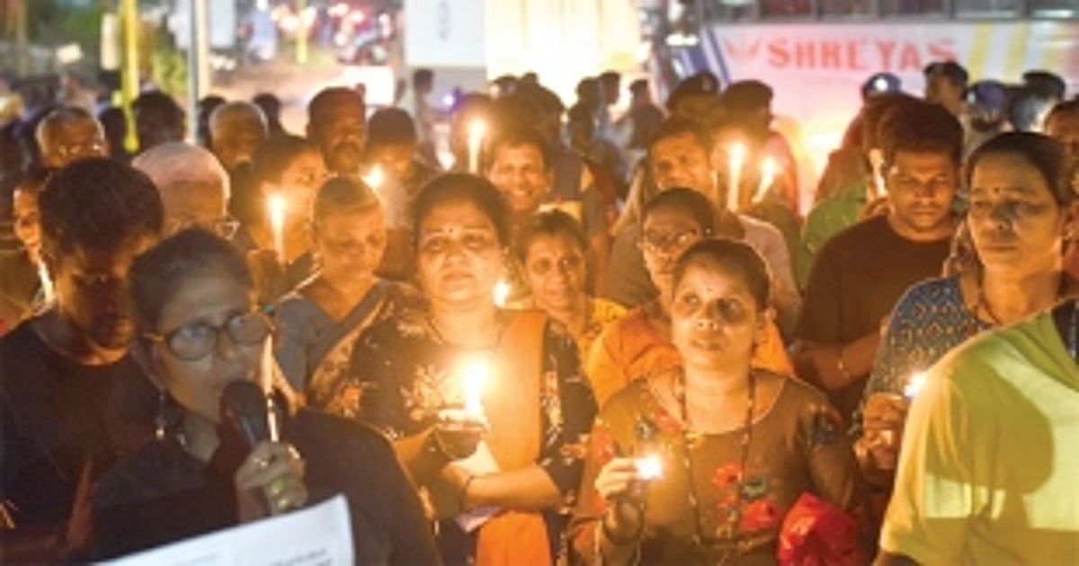 Chimbel locals hold candlelight march at accident-prone junction