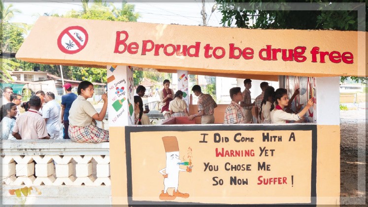 Chinchinim Students Champion Sustainability and Drug-Free Lifestyle