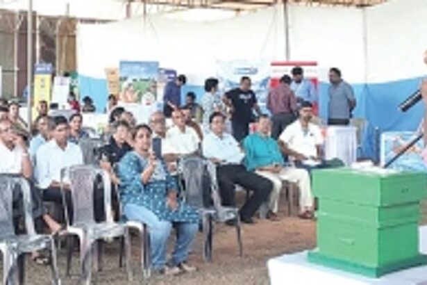 Chinchinim farmers briefed about govt schemes, new tech at agri camp