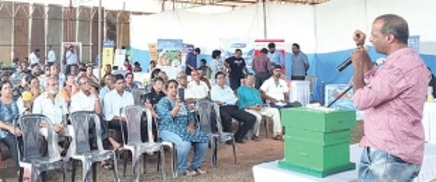 Chinchinim farmers briefed about govt schemes, new tech at agri camp