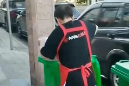 Chinese Restaurant Sparks Outrage After Video Shows Employee Collecting ‘Gutter Oil’ for Cooking