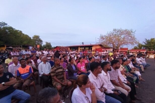 Chodnekarancho Awaz holds public meeting against ferry fees hike, demand immediate roll back