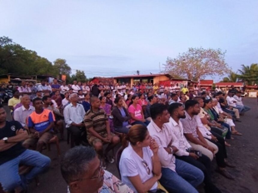 Chodnekarancho Awaz holds public meeting against ferry fees hike, demand immediate roll back