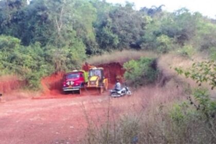 Chorao senior citizen exposes illegal hill cutting on Comunidade land