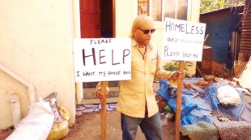 Chris Perry’s son takes to the streets to reclaim house