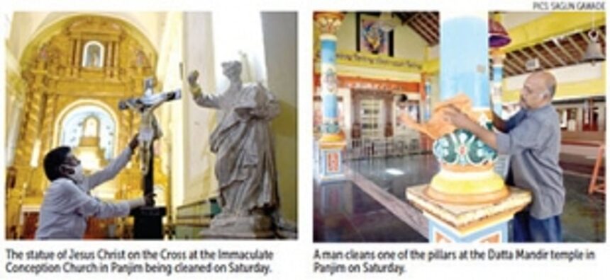 Churches, Mosques in Goa will not reopen tomorrow