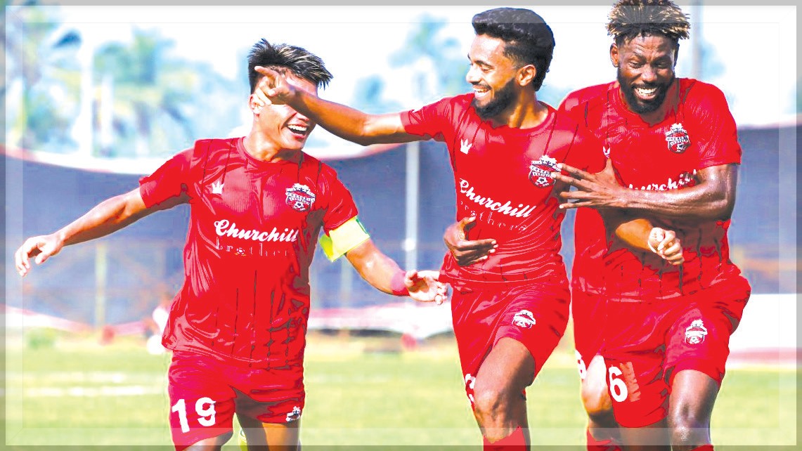 Churchill Brothers Dominate Aizawl FC with 6-0 Victory, Regain Top Spot in I-League