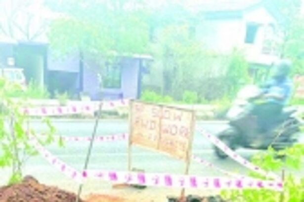 Citizens, panchas demand halt to highway digging at Arlem-Raia