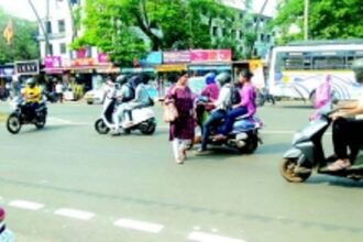 Citizens risk lives in the absence of  zebra crossing at Ponda Bus Stand