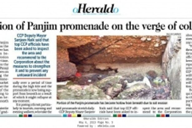 City fathers get to work after O Heraldo exposes hollow part of promenade