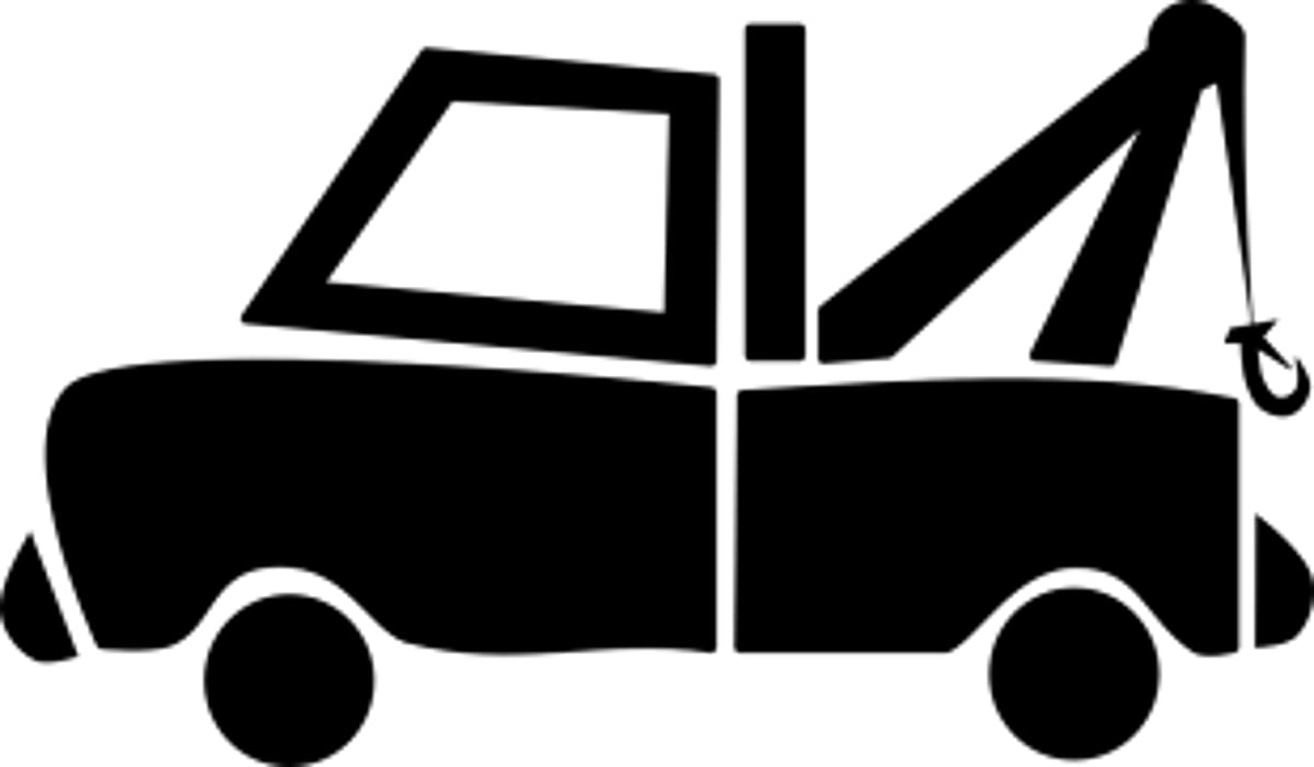 City's towing  vehicle  breaks down