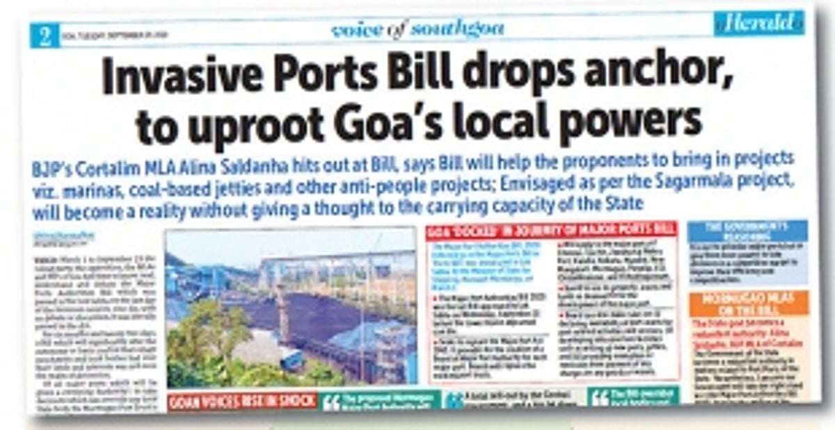 Civil Society members, activists crushed as Major Ports Authorities Bill gets RS nod
