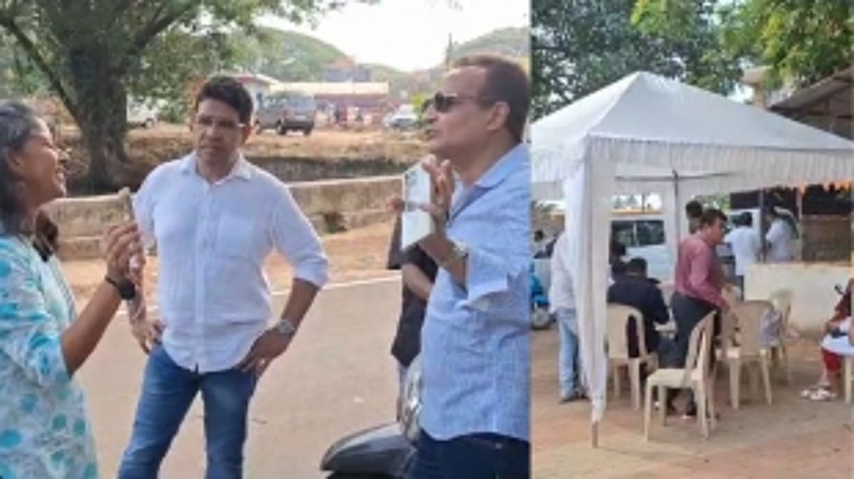 Clash between the residents outside Talegaon polling booth