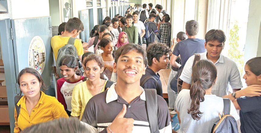 Class XII examinations begin with mixed reactions from students 1 Class XII examinations begin with mixed reactions from students