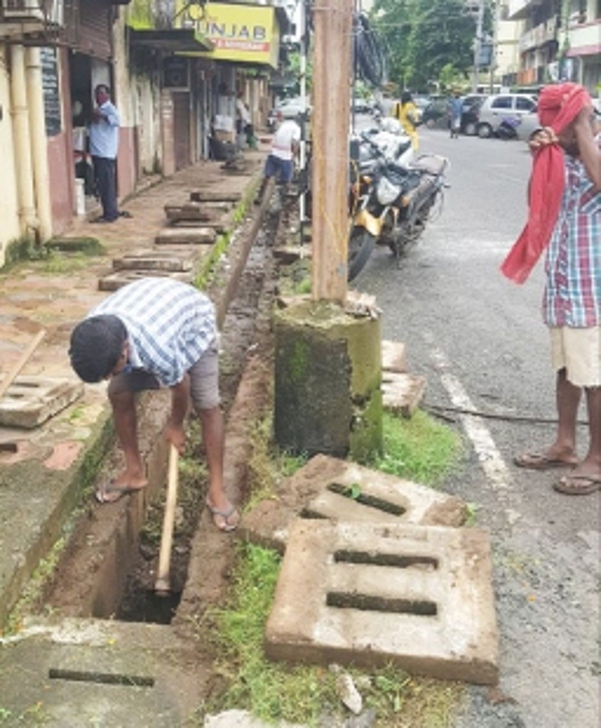 Clean the drains, stop flooding