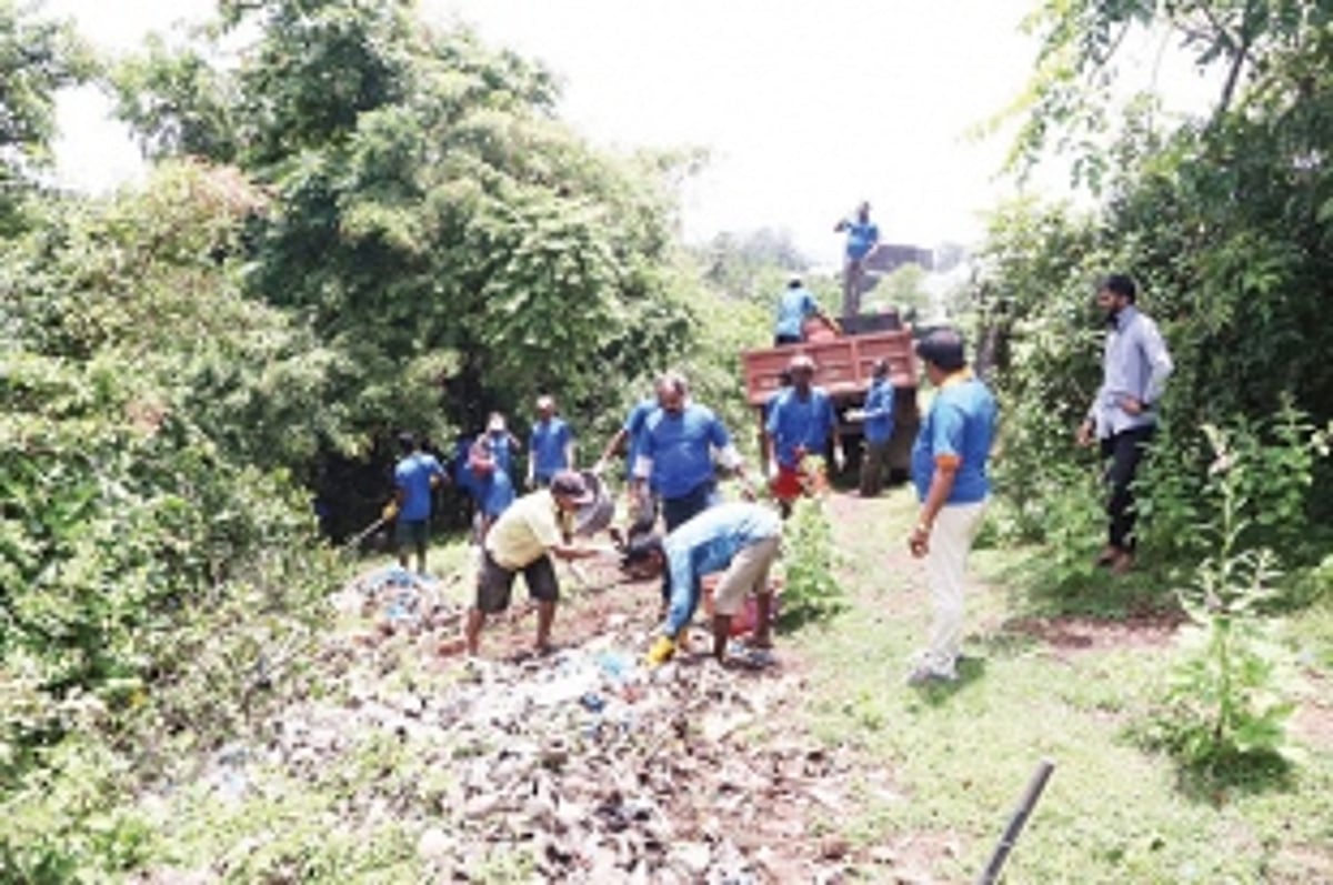 Cleanliness drive conducted at Chapora fort