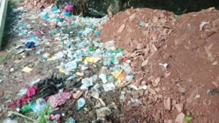 Clear garbage along Adpai jetty