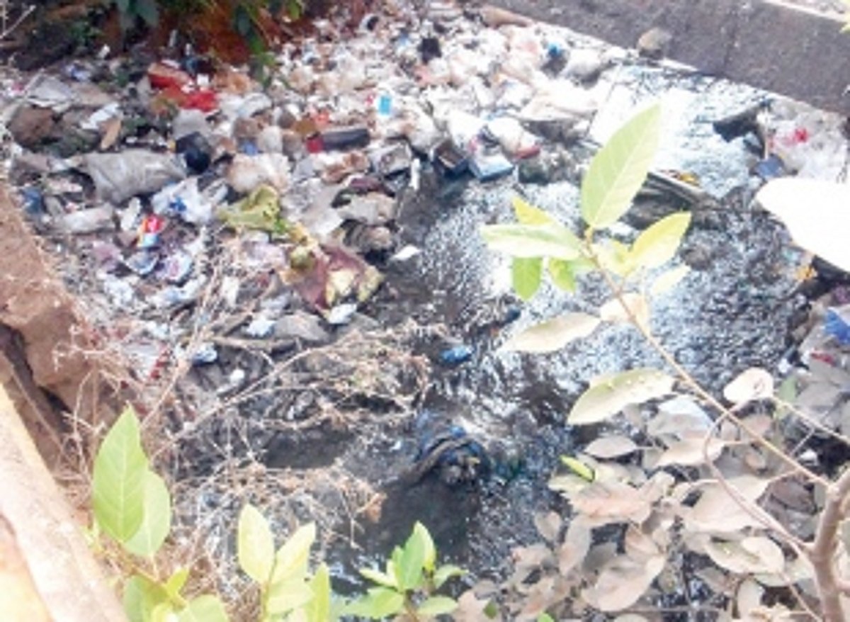 Clear nullah at  Upper Bazaar