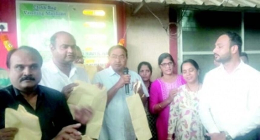 Cloth bag vending machines installed in Ponda