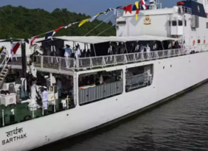 Coast Guard  launches OPV ‘Sarthak’